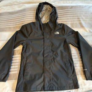 The North Face girl's jacket windbreaker shell black size 10/12